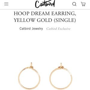 ✨CATBIRD✨Hoop Dream Earrings ✨